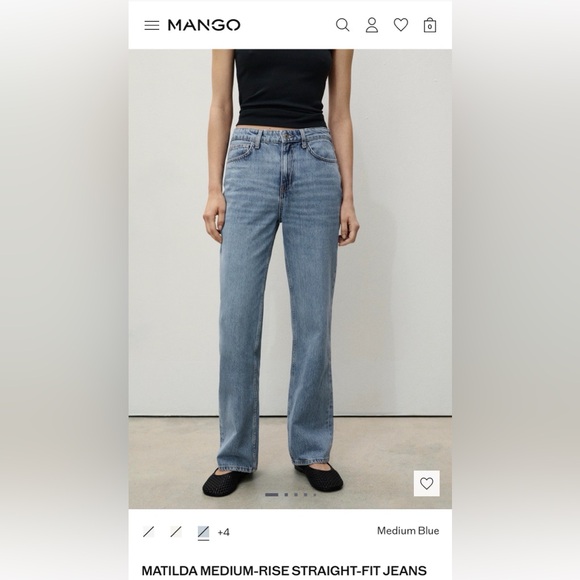 Mango Matilda Jeans Medium Wash - Picture 5 of 5